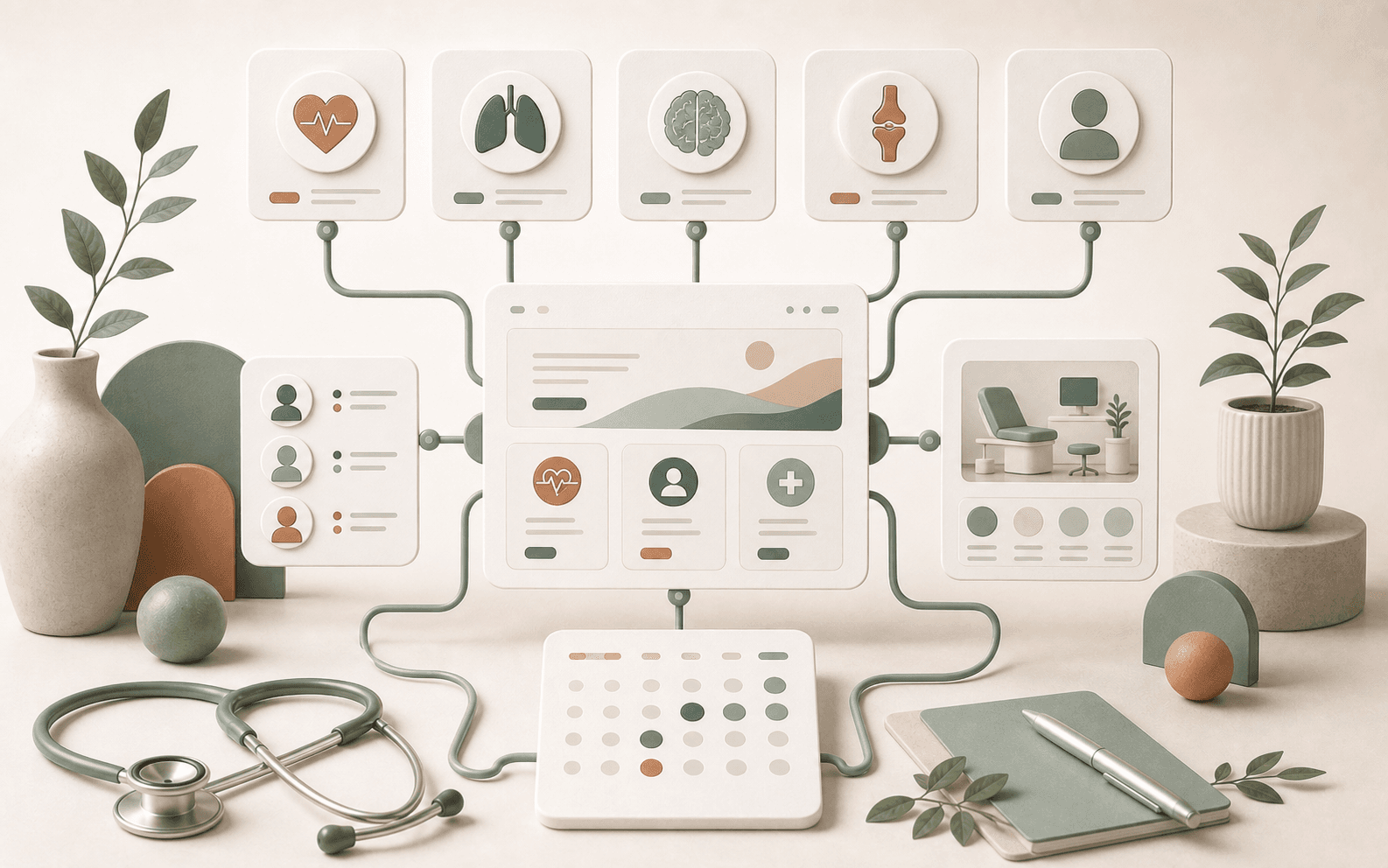 Site para clínica com várias especialidades: como organizar médicos, serviços e unidades