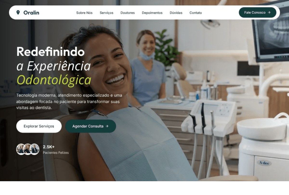 Site para clínica odontológica